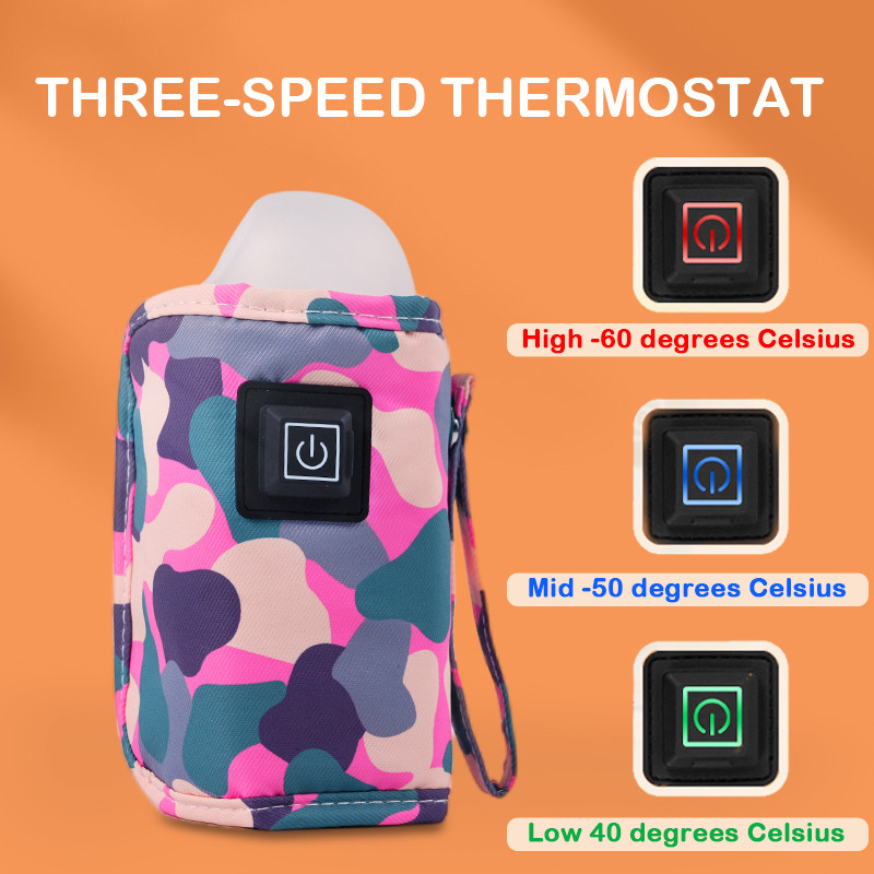 Travel Electric Feeding Kids Portable Milk Water Heat Baby Feeding Bottle Warmer