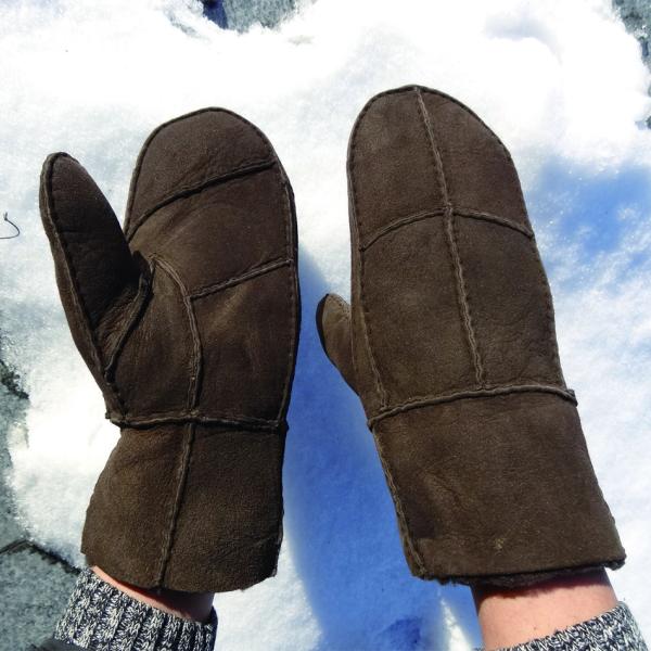 Quality and quality assured Australia lamb fur men women mittens sheepskin