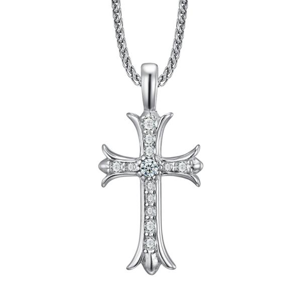 With Diamond Metal Prayer Choker for Men Stainless Steel Link Chain Necklaces