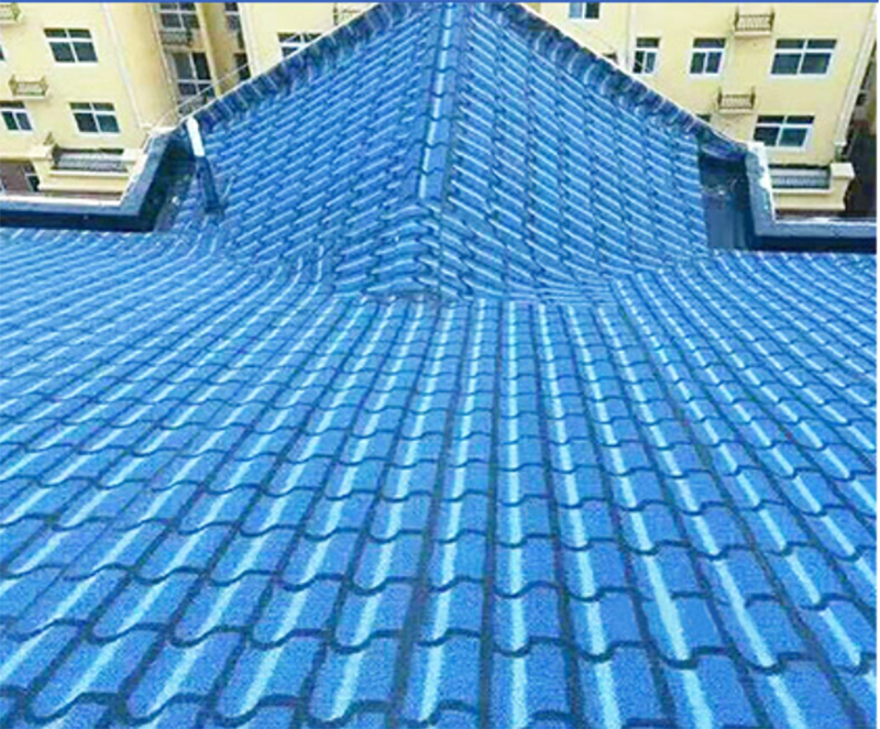 1m Width Colored Sand and Aluminum Foil Fish Scale Roof Bitumen Waterproof Membrane