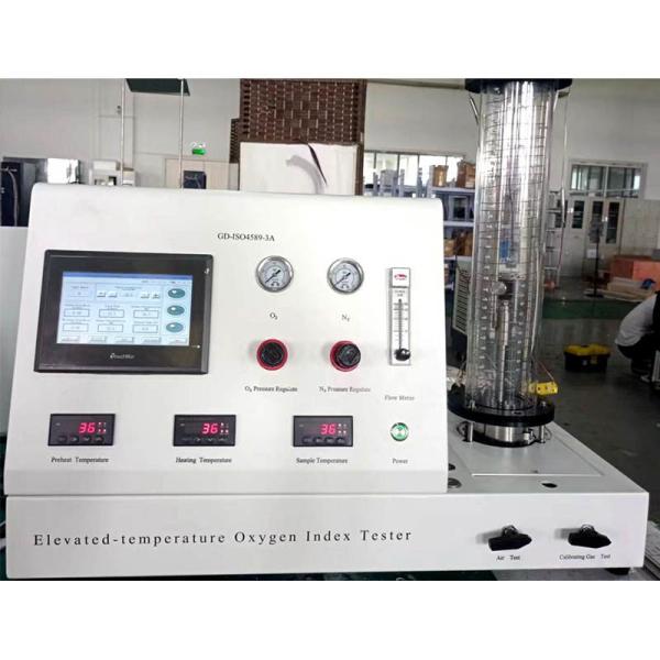  High Temperature Oxygen Index Tester ISO 4589-3 NES 715 For Insulation Foam Plastic Materials Manufactures
