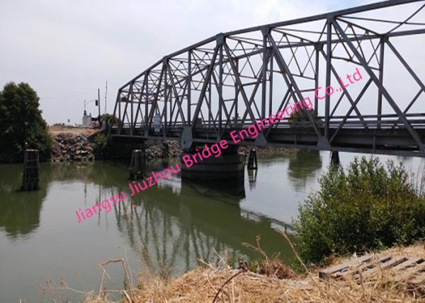 Hot Dip Galvanized Delta Bridge Pre-Cambered Project Fabricator Design