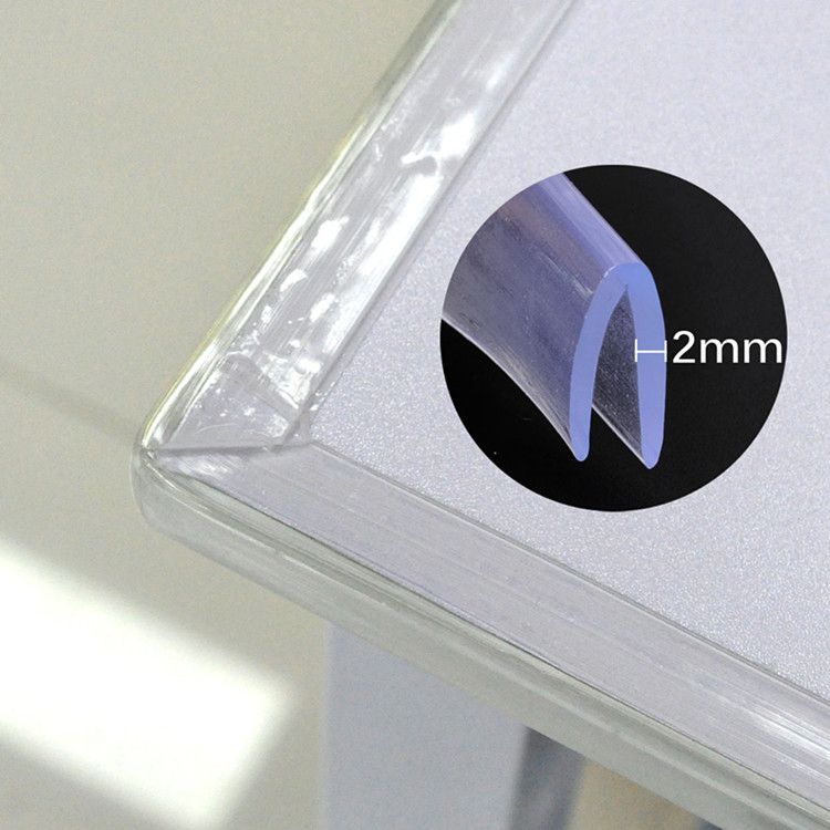 Transparent Car Door Edge Clear U Shape Glass Edge Trim Protector for Welding Service