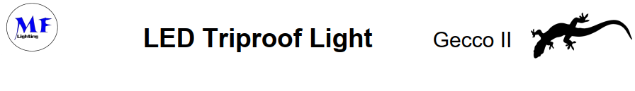 36W High Power Energy Saving Durable LED Tri-Proof Light IP66 3000K-6000K High Luminous Efficiency for Industrial