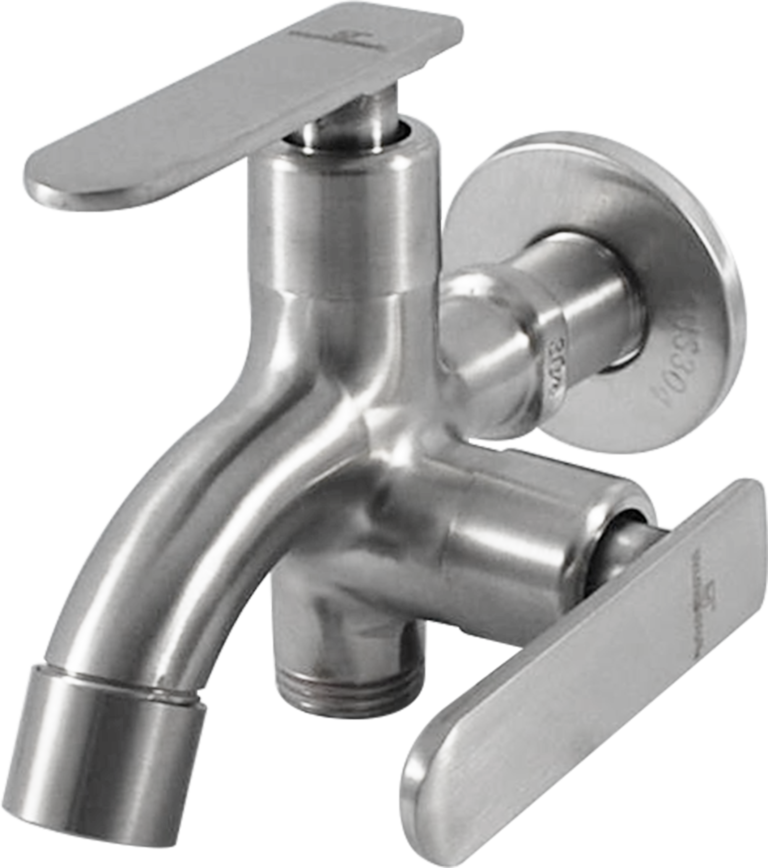 304 Stainless Steel Monochrome Single Lever Kitchen Faucet With Single Outlet Sink