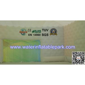 Commercial Printed Inflatable Cube Tent With Logo / Inflatable Structure Tent