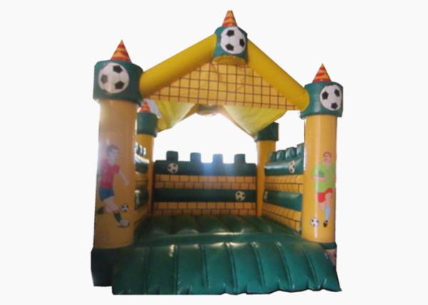 Football Kids Inflatable Bounce House Castle Digital Printing 4 X 4m For