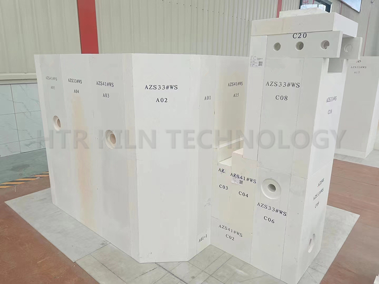 Long-Lasting Fused Cast Refractory AZS Blocks for Glass Melting Furnace Paving Tiles