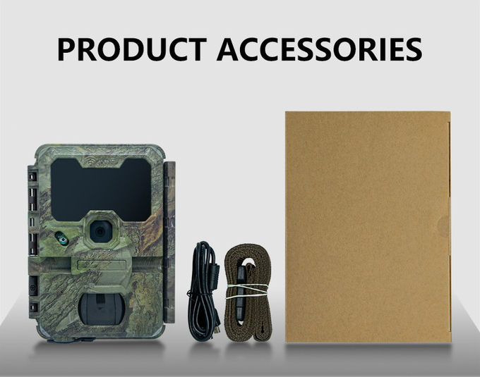 Outdoor Wildlife Hunting Camera up to 512GB Storage 32MP 4K at 30fps KW866 0.25s Response Speed Deer Hunting Camera