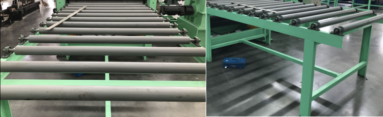 Supporting table of metal embossing