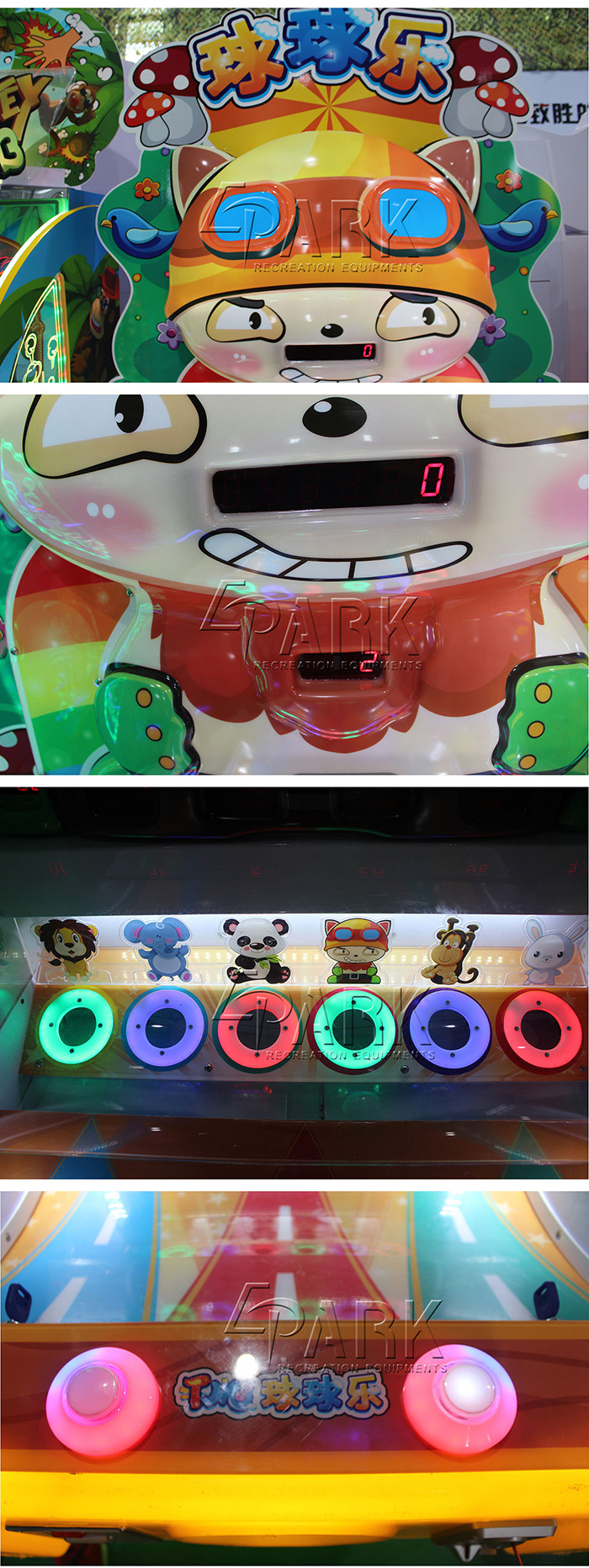 Happy Throw Ball Shooting Games Capsule Toy / Kids Redemption Ticket Arcade Game Machine