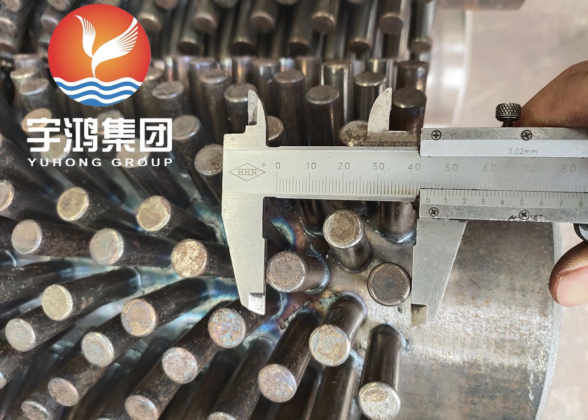 DIN 17175 STAINLESS STEEL STUDDED BOILER FINNED TUBES WITH 11CR / 11-13 CR