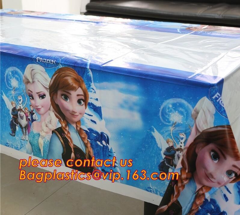WHOLESALE DISPOSABLE PE PRINTED POLKA DOTS PARTY TABLE CLOTH, TABLE COVER,1PCS/BAG,600BAGS/CTN,SEASONAL PACKAGING TPU EV