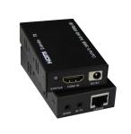 Support 3D 1080P Hdmi Extender Over Fiber Cat 5E / 6 Cable Bi Directional IR