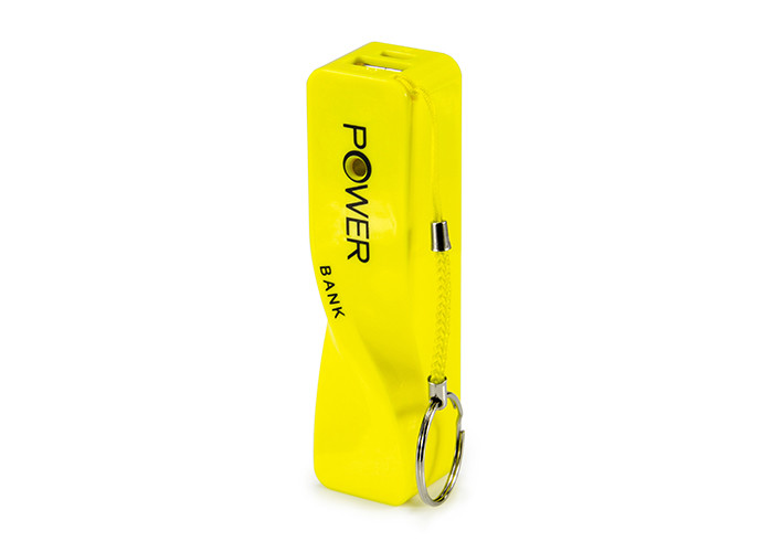 Twisted Shape Plastic Power Bank With Over Loading Protect Function Custom Logo