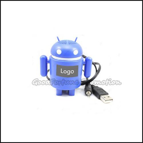 promotional android shape mobile Mp4/mp3 iphone computer speaker audio sound