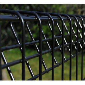 Galvanized Roll-Top Welded Wire Mesh Metal Security Fence BRC welded mesh