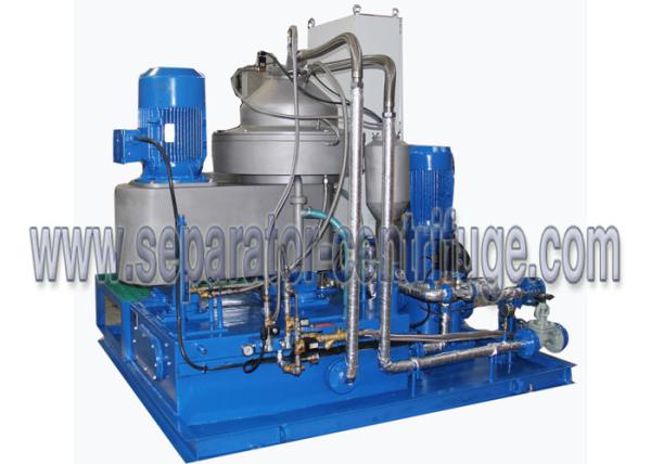 Disc Solid - Liquid-liquid Centrifugal Separator self cleaning Industry Marine