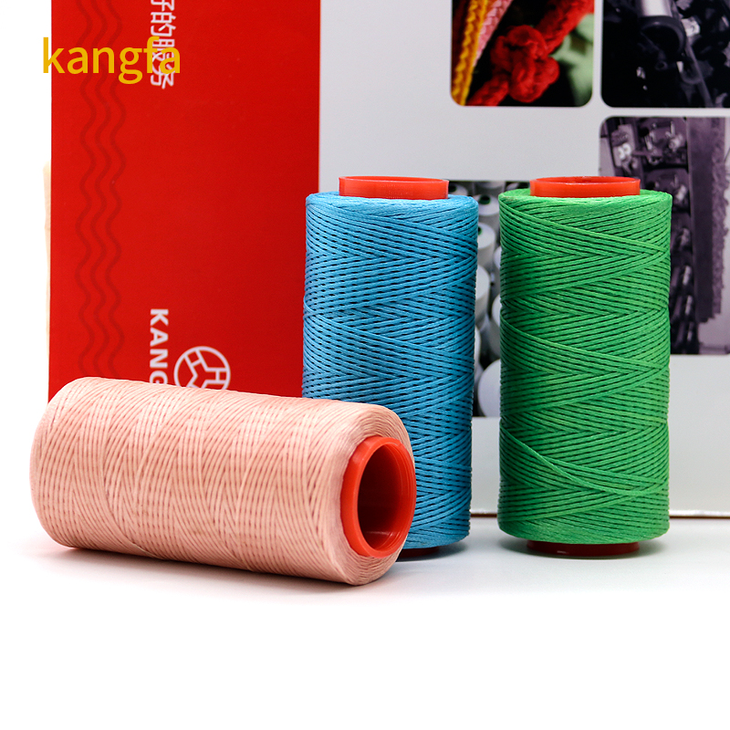 150d 260m 0.8mm Flat Waxed Thread for Leather Sewing Kangfa Free Sample Free Shipping