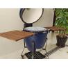 Buy cheap 21.5 Inch SGS Charcoal Kamado Grill , Dark Blue Ceramic Smoker Grill from wholesalers