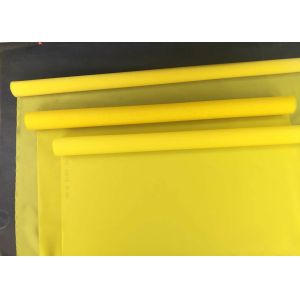 32 T 100 Micron Polyester Silk Screen Printing Mesh For Ceramics Low Elasticity