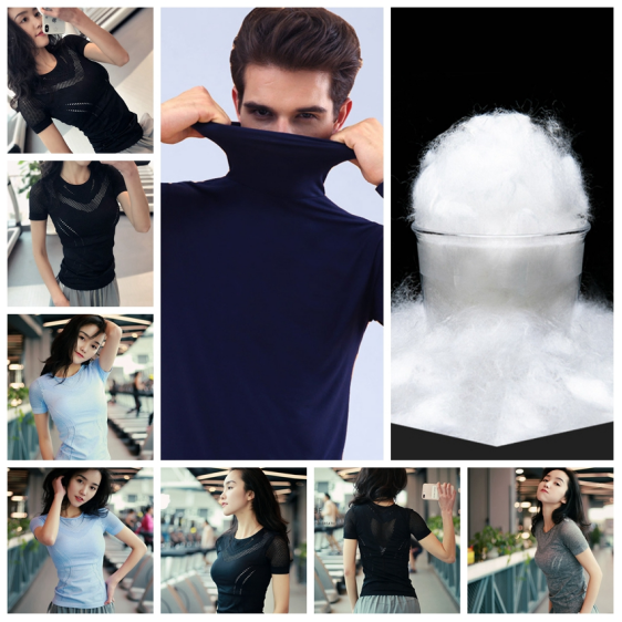 Cold Antibacterial Nylon Staple Fiber High Strength For Outdoor Clothing