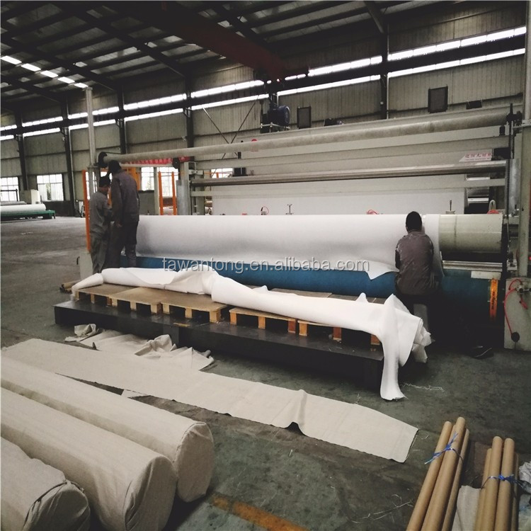 Black Short Fiber Pet Needle Punched Nonwoven Geotextile for Filtration Reinforcement