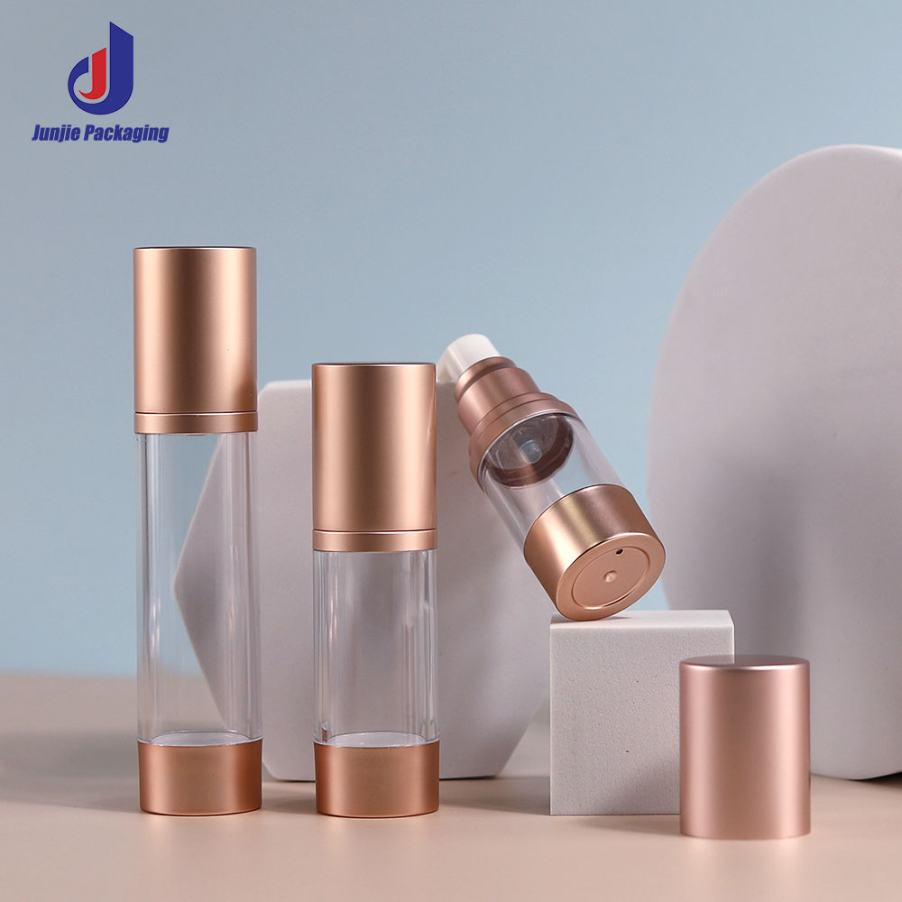 Luxury Airless Cosmetic Bottles Customized Containers For Skin Care Products