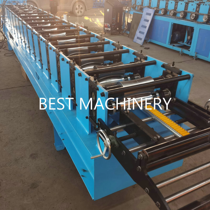 Metal 350H Steel Roof Tile Ridge Cap Machine Hydraulic Cutting System