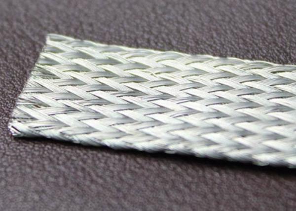 Metal Braided Cable Sleeve , Braided Wiring Harness Covering