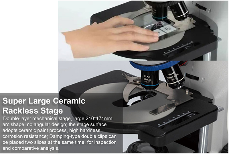 A12.0933 Opto Edu Trinocular Biological Microscope Lcd LED Laboratory ECO