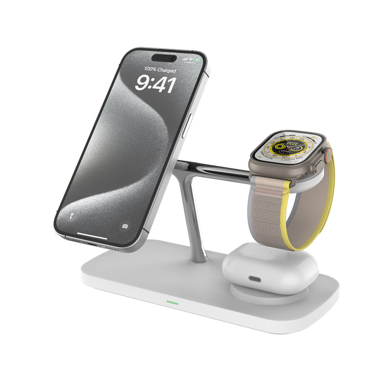 QI2 All In 1 5 In 1 Magnetic 15W Fast Wireless Charger For IPhone 16 15 14 Smart Watches Earphone