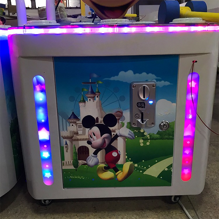 Indoor Amusement Equipment Hammer Beat Hit cute Mouse Rats Game Machines Whack the Mole Lottery Machine