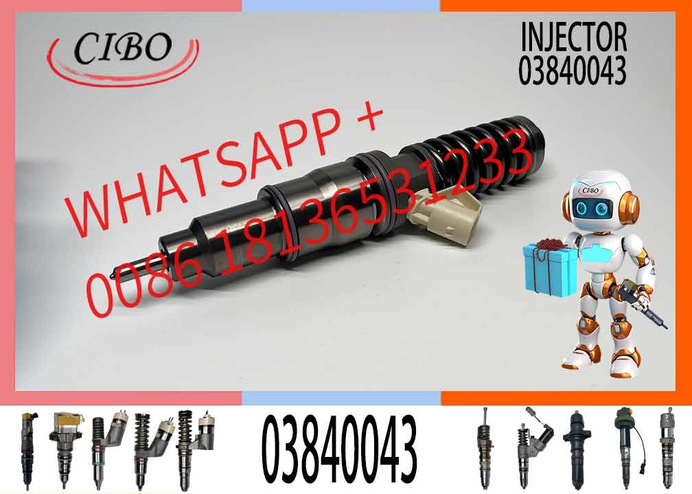 Engineering Machinery E1 Truck Engine System Accessories 03840043 Diesel Fuel Injector