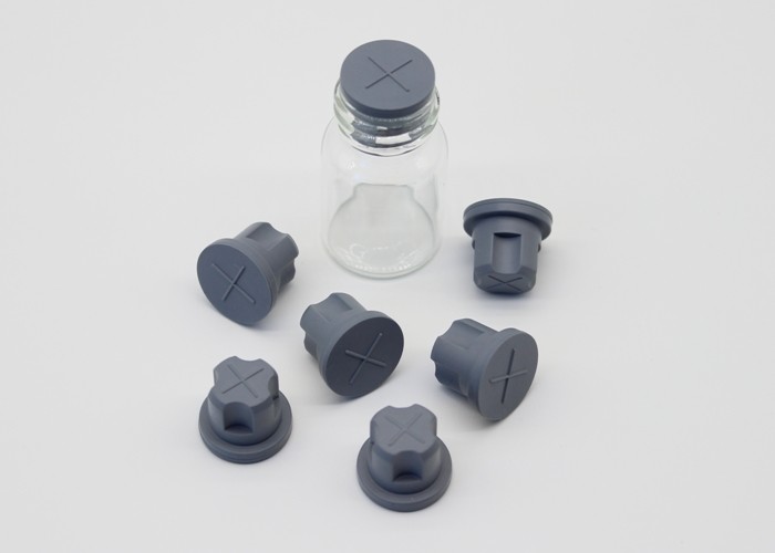 Grey 15-D4 Pharmaceutical Rubber Stoppers With Perfect Air Tightness
