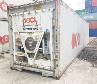 20ft Second Hand Refrigerated Freezer Minus 18 Degree Reefer Container in Dubai Door Opening 2290 x 2246 MM Age 2004-2008