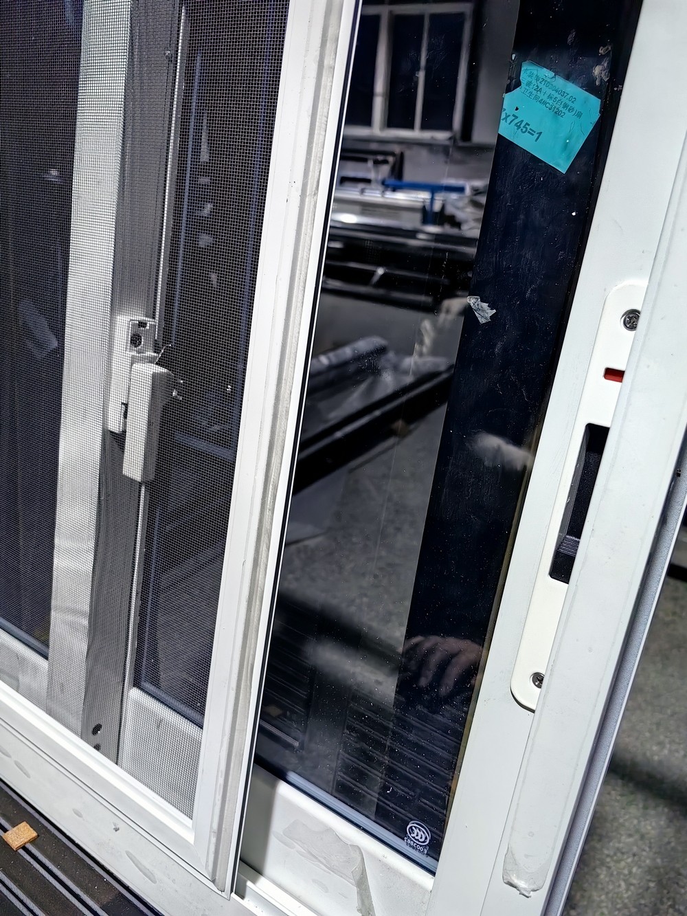 Aluminum Alloy Double Aluminium Glass Sliding Window Powder Coated With Touch Lock