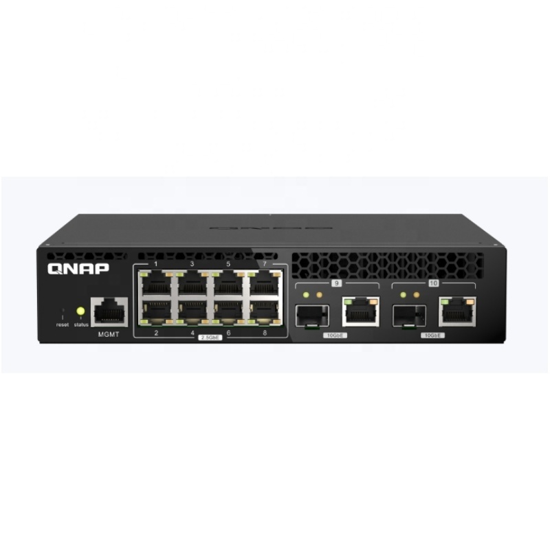 QSW-M2108R-2C Two 10GbE SFP+/RJ45 Composite Ports And Eight 2.5GbE Ethernet Ports Web-based NMS Switch