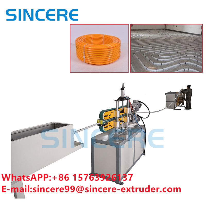 PERT Floor Heating Plastic Pipe Extrusion Line Corrugated Tube Machine