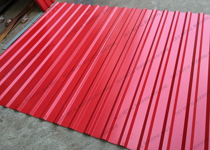 Automatic 80mm Trapezoidal Roll Forming Machine 380V Glazed Tile Making Machine