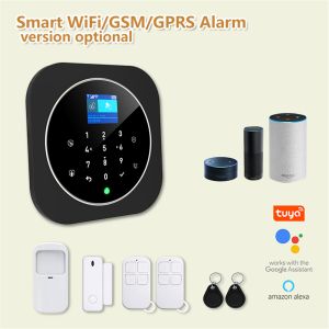 Home Alarm System Wi-Fi GSM Alarm Intercom Remote Control 433MHz Detectors IOS