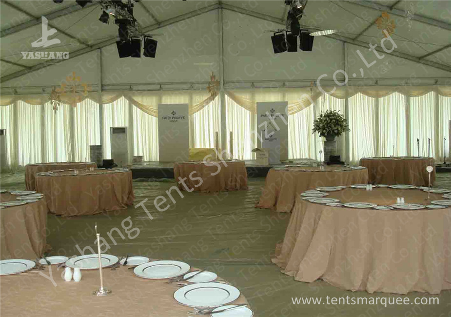 20M by 20M Aluminum Profile Outdoor Event Tent with Transparent Glass Wall