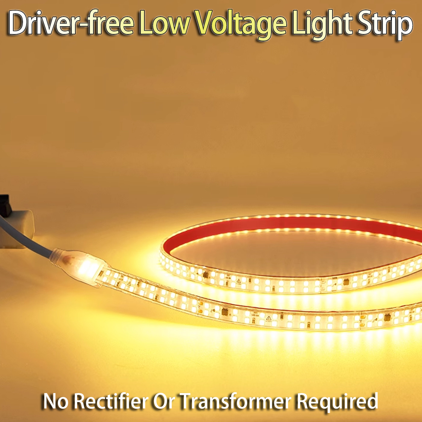 LED Waterproof Light Strip Low Voltage 12V Underwater Outdoor Light Strip 24V Underwater Light Strip Self-Adhesive Fish Tank Fish Pond Soft Light