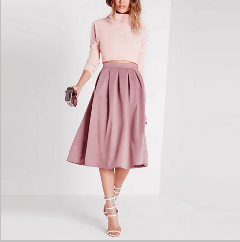 pleated fashion women skirt