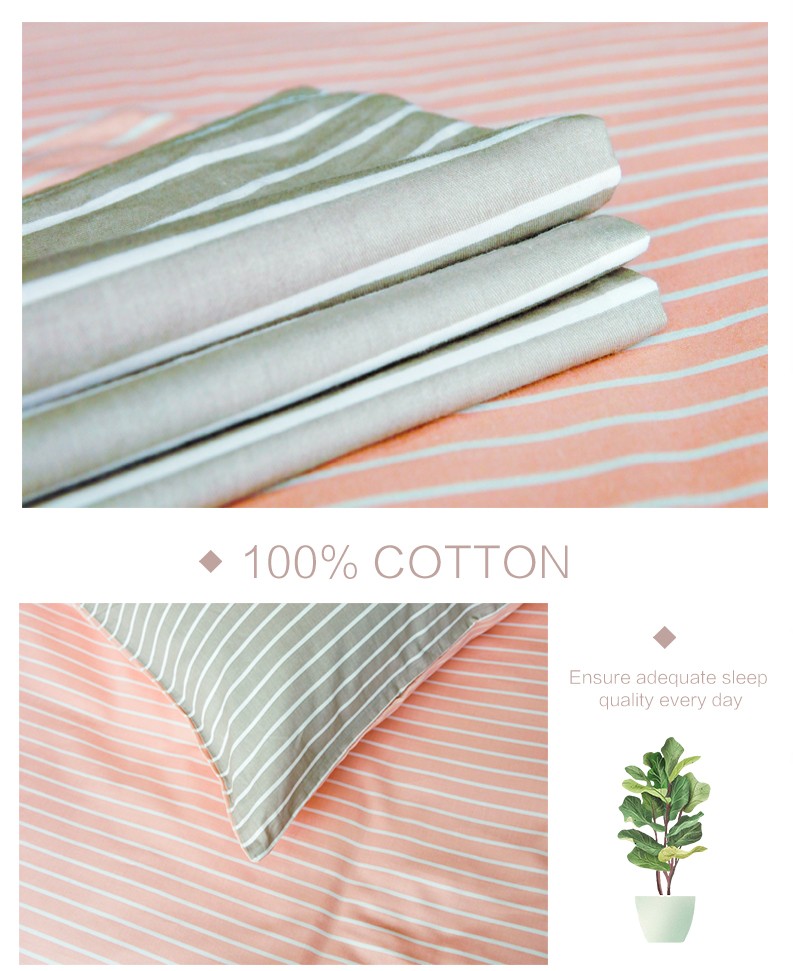 130 * 70 Fabric Density Bedding Set with Geometric Pattern and Customized Design