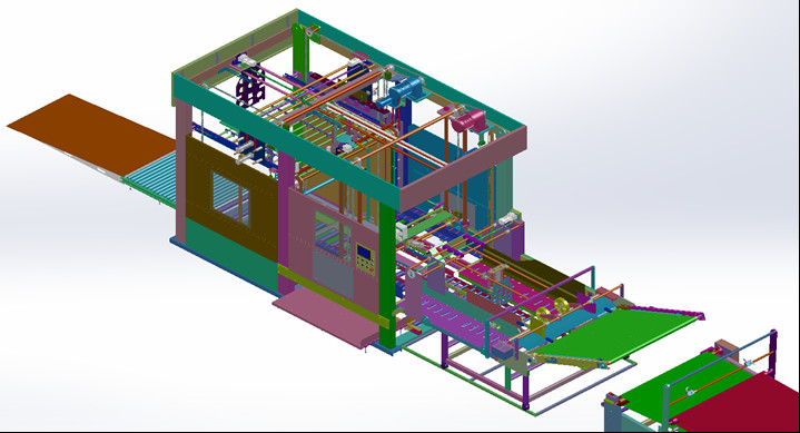 9KW Auto Stacker Machine Collecting Laminated Sheets FZ-1650
