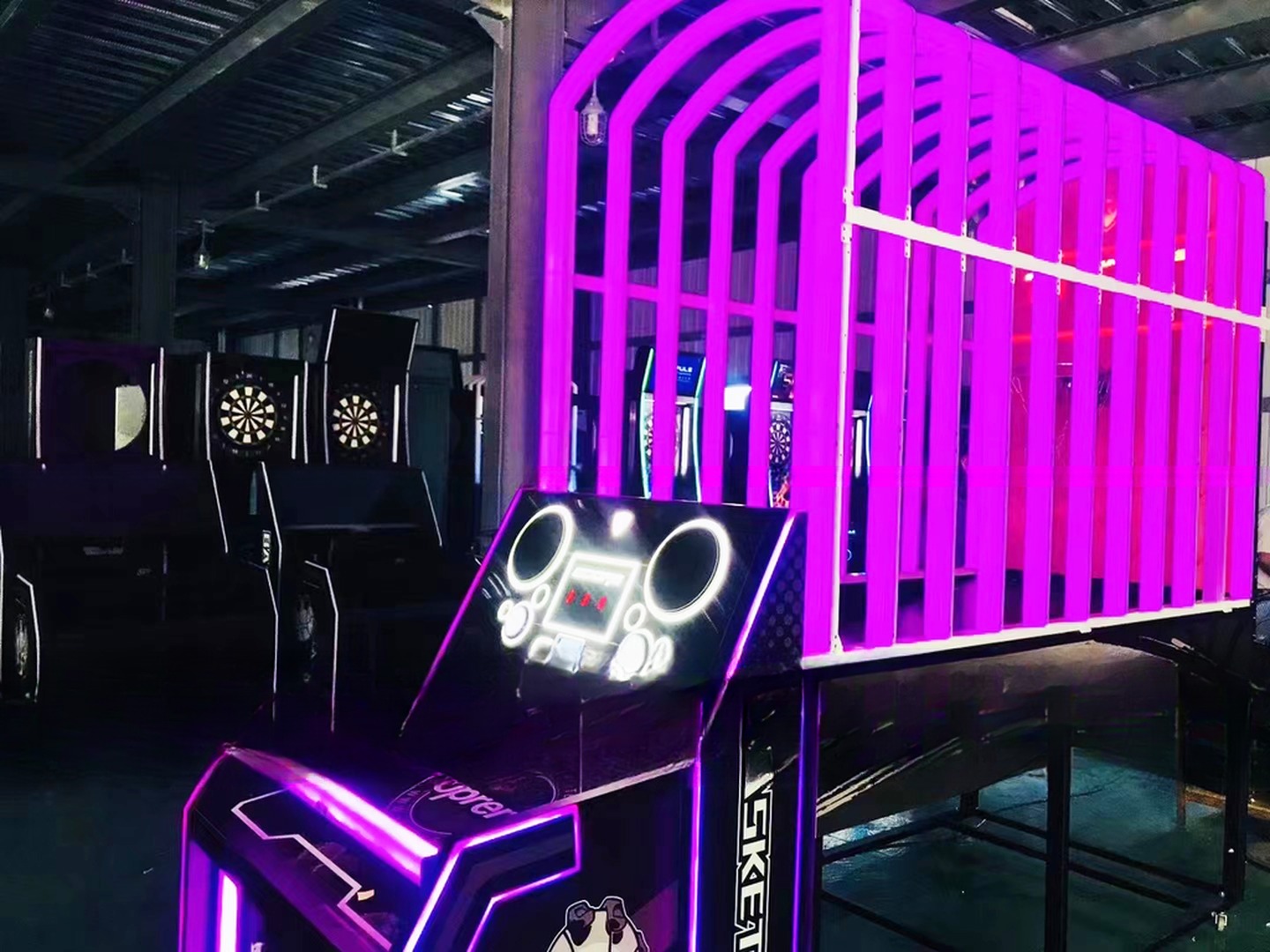 Dreamland Exclusive Design Coin Operated Luxury Slam King Basketball Machine For Indoor Amusement Park