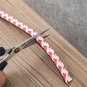 Customizable Flexible Strip Magnets Single Sided Multipole Rubber Magnet 3M Adhesive