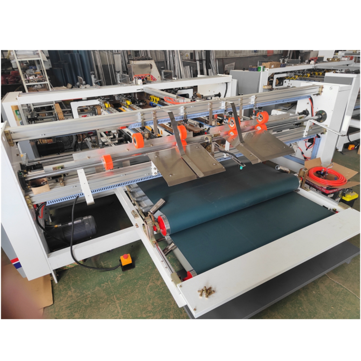 Spot Supply Paper Forming Machine for Auto Corrugated Box Folder Gluer