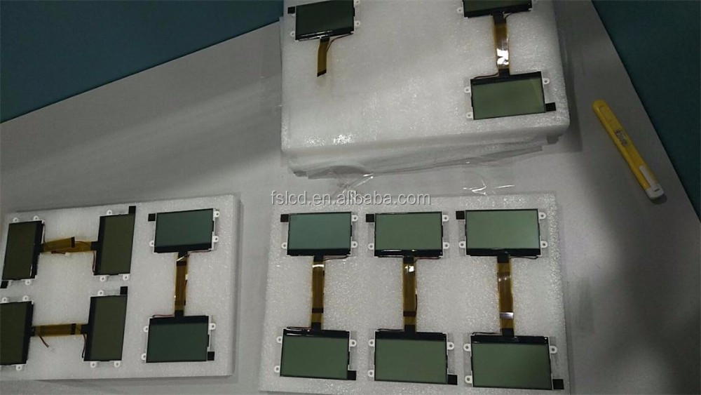 Transparent 12864 Graphic STN LCD Display , 128x64 COG LCD Module For Instrument